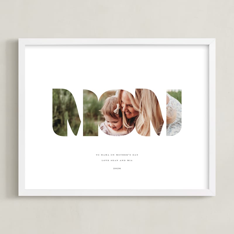 Custom Framed Mom Photo