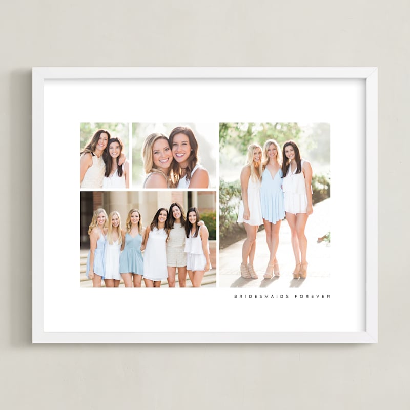 "Four Photo Collage (BRIDES)" - Framed Photo in Sugar by Angela Garrick - Framed