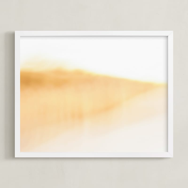 "Golden Grace" - Art Print in Golden Sun by Jennifer Squires - Framed