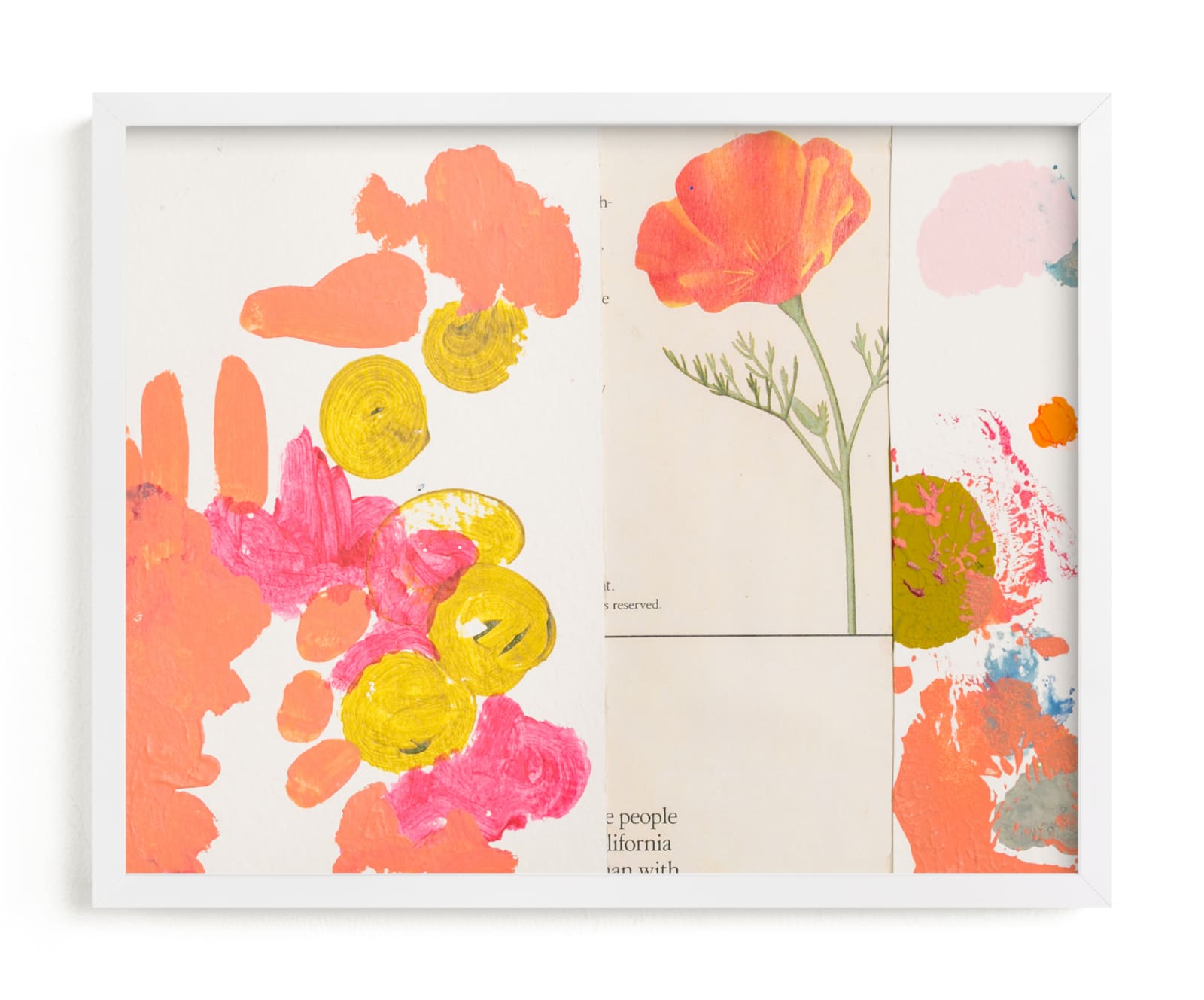 "California Poppy" - Limited Edition Art Print by Erin McCluskey Wheeler in beautiful frame options and a variety of sizes.