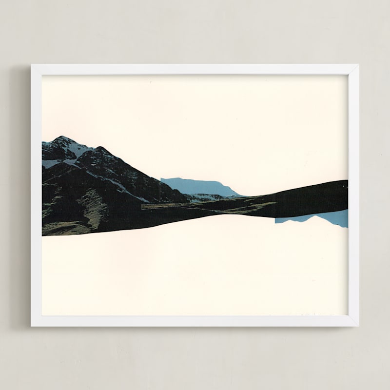 "Spliced Landscape 1" - Limited Edition Art Print by Melinda Laszczynski in beautiful frame options and a variety of sizes.