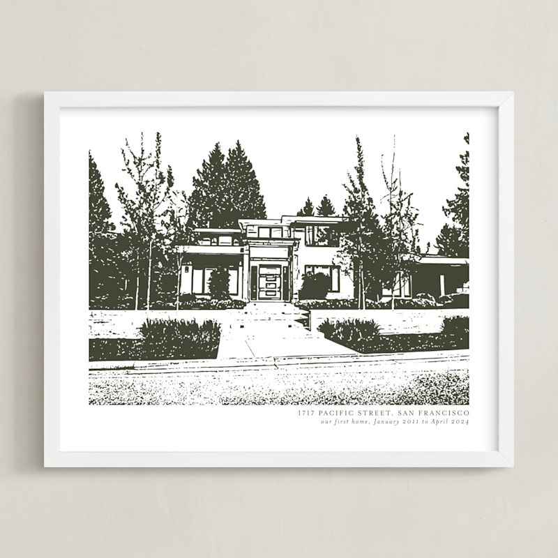House: Custom Print With Text by Minted