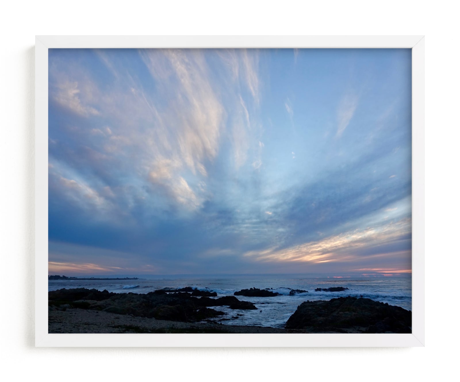 "Sky Painting 1" - Art Print by Jan Kessel in beautiful frame options and a variety of sizes.