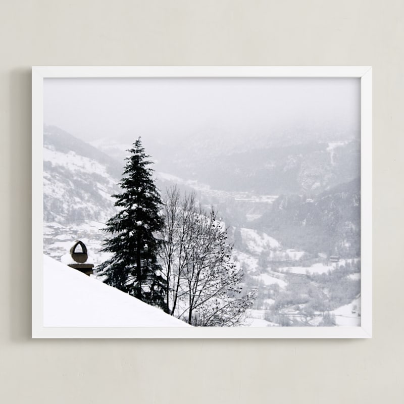 winter in monochrome