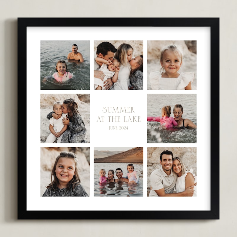 Eight Photo: Square Framed Photo by Up Up Creative