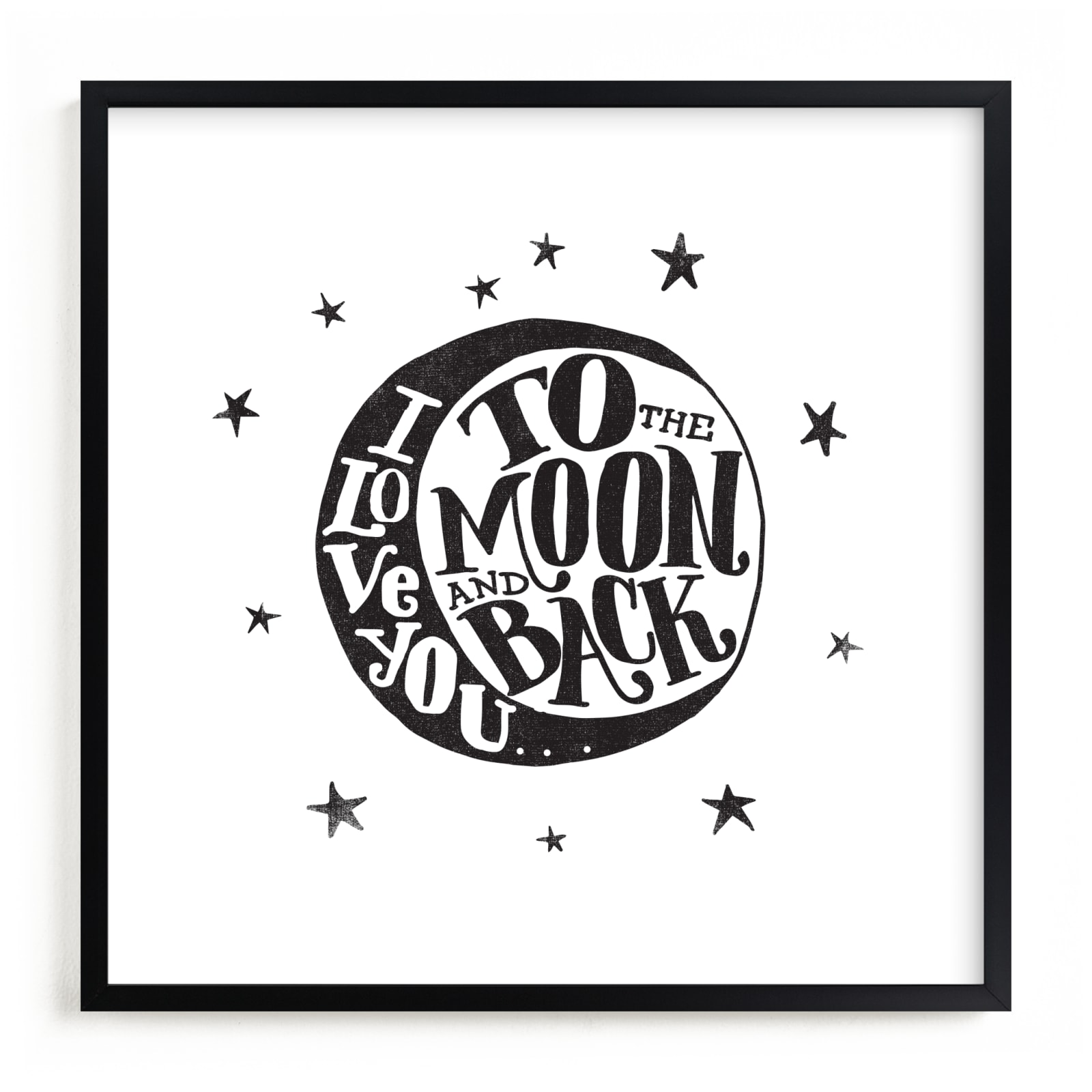 "...to the moon and back" - Limited Edition Art Print by Matthew Taylor Wilson in beautiful frame options and a variety of sizes.