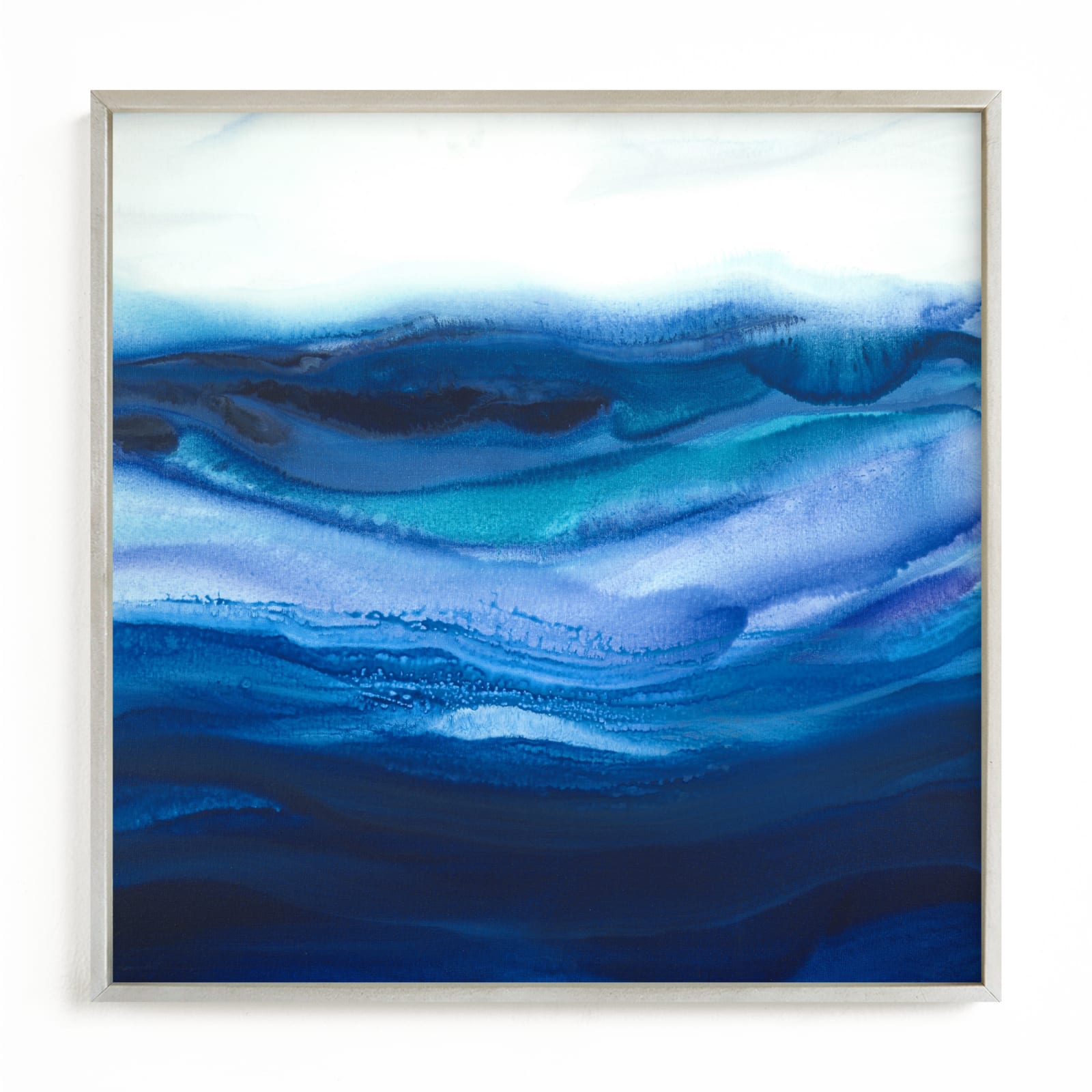 "rolling surf I" - Art Print by Teodora Guererra in beautiful frame options and a variety of sizes.