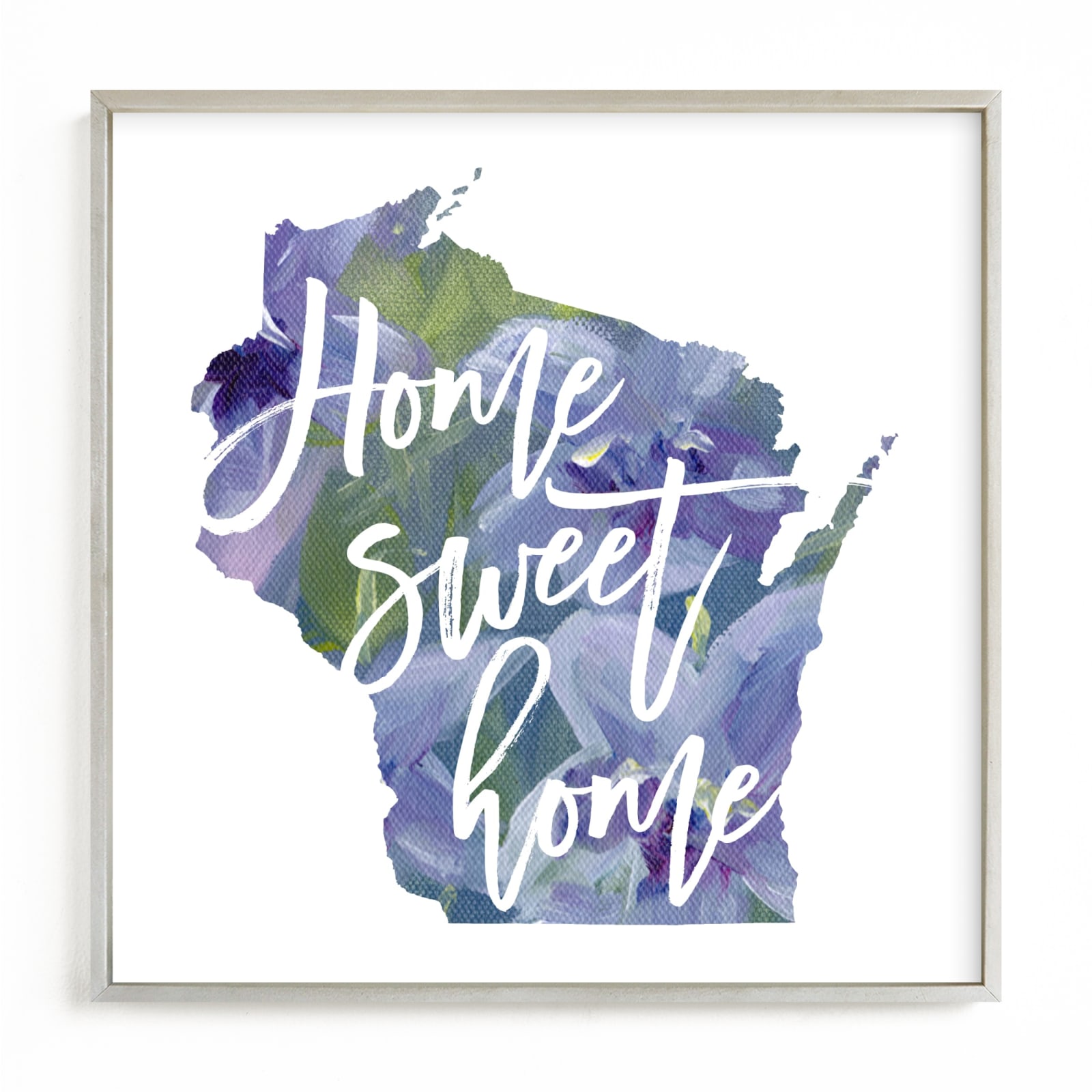 "Wisconsin (Violet)" - Art Print by Holly Whitcomb in beautiful frame options and a variety of sizes.