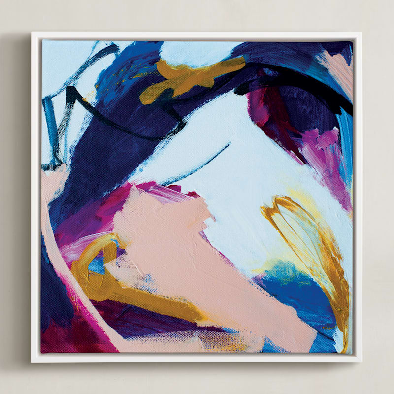 "Depth of Freedom: 2" - Art Print in Multi-Color by LaDara McKinnon - Framed Canvas