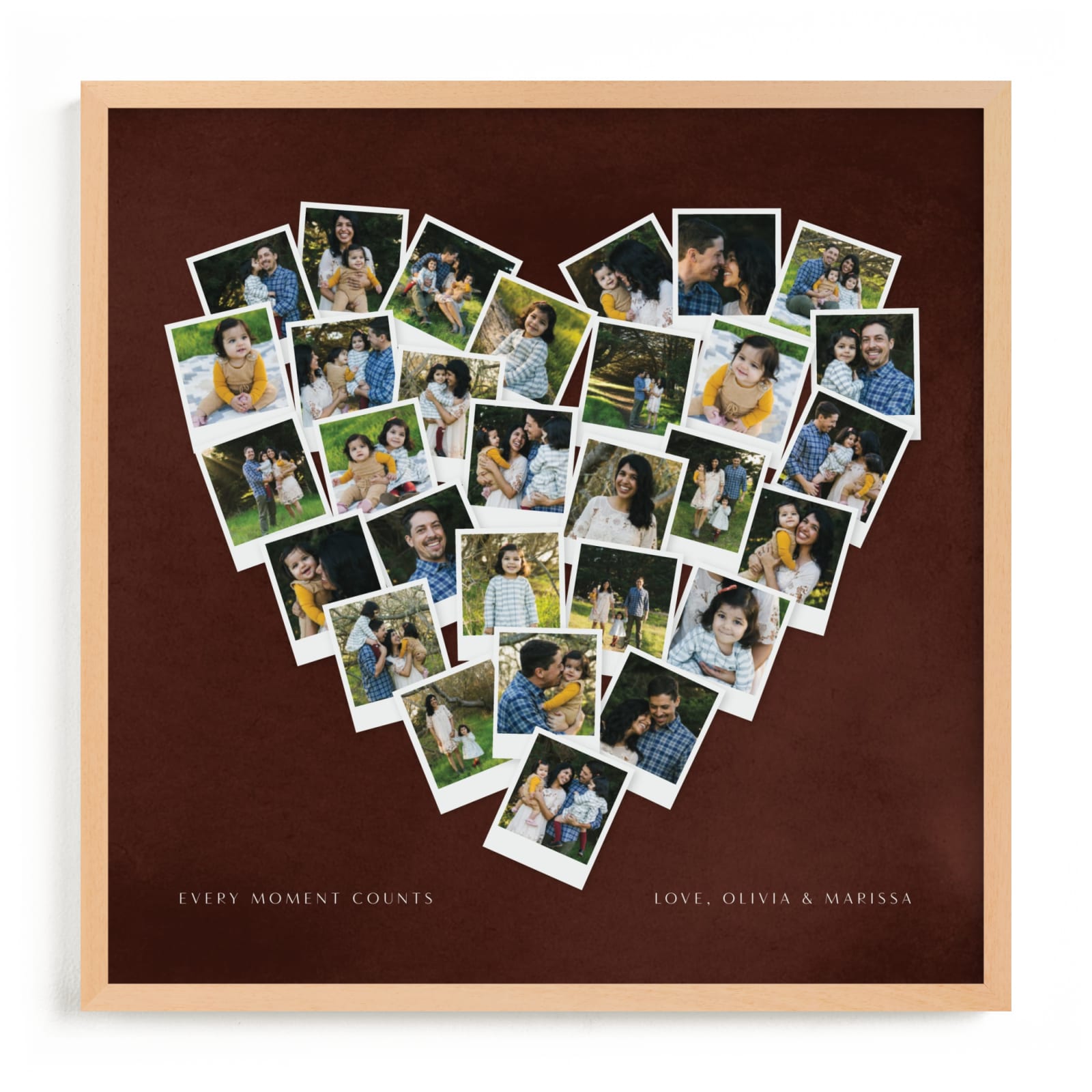 Painted Hues Heart Snapshot Mix® Warm by Minted