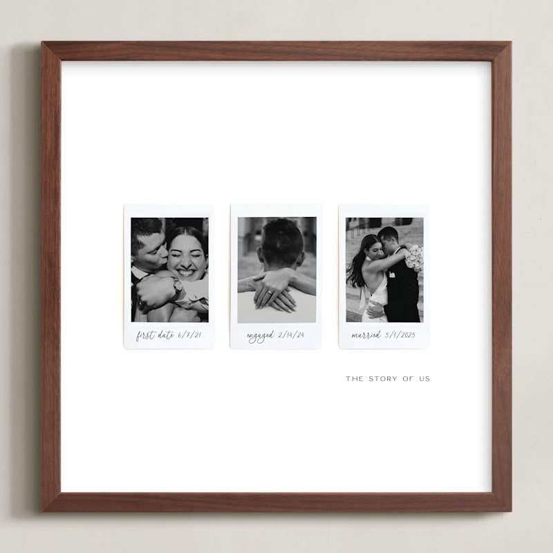 Three Photo: Square Framed Photo Custom Photo Art by Olivia Kanaley Inman