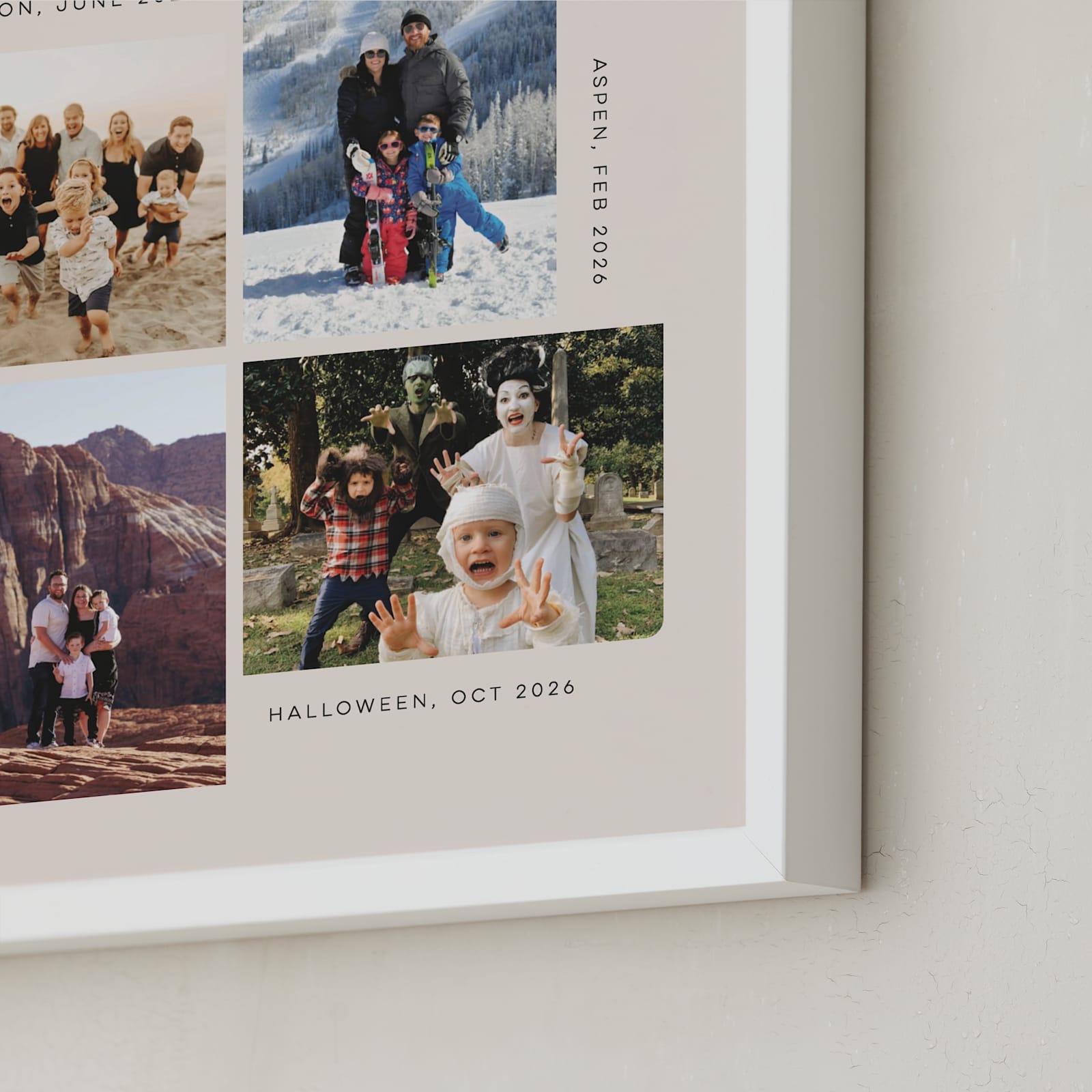 伶 mini square photo Four Photo: Square Framed Photo Framed Photos by Mary Kay