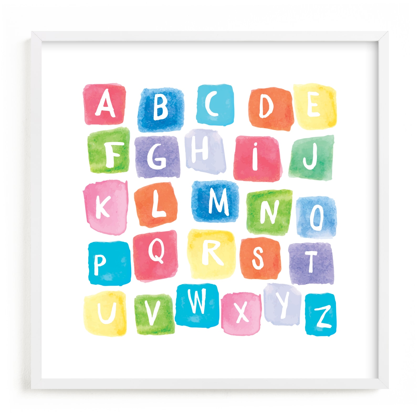 "ABC squares" - Limited Edition Art Print by Amy Hall in beautiful frame options and a variety of sizes.