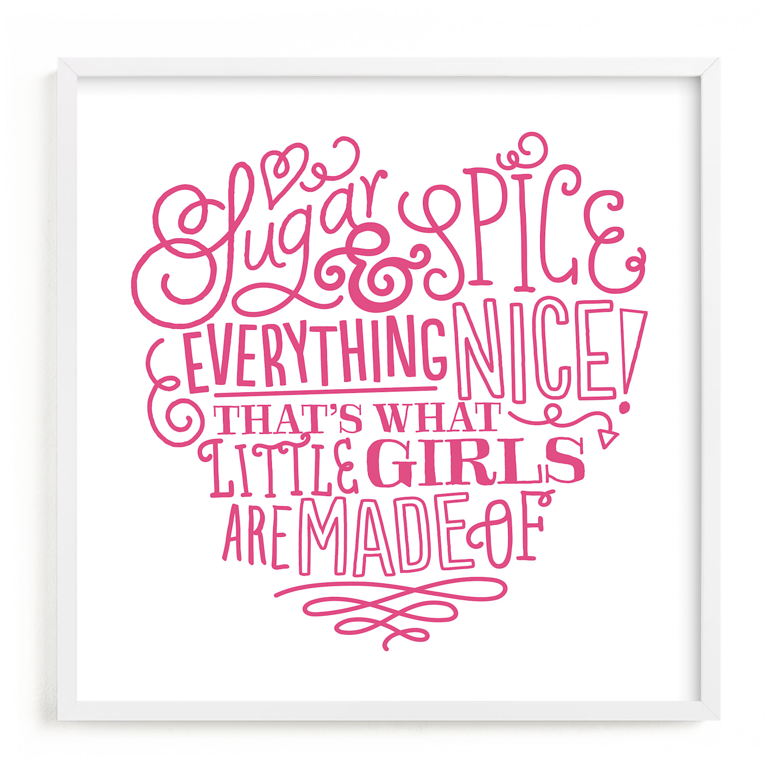 "Everything Nice" - Art Print by Jessie Steury in beautiful frame options and a variety of sizes.