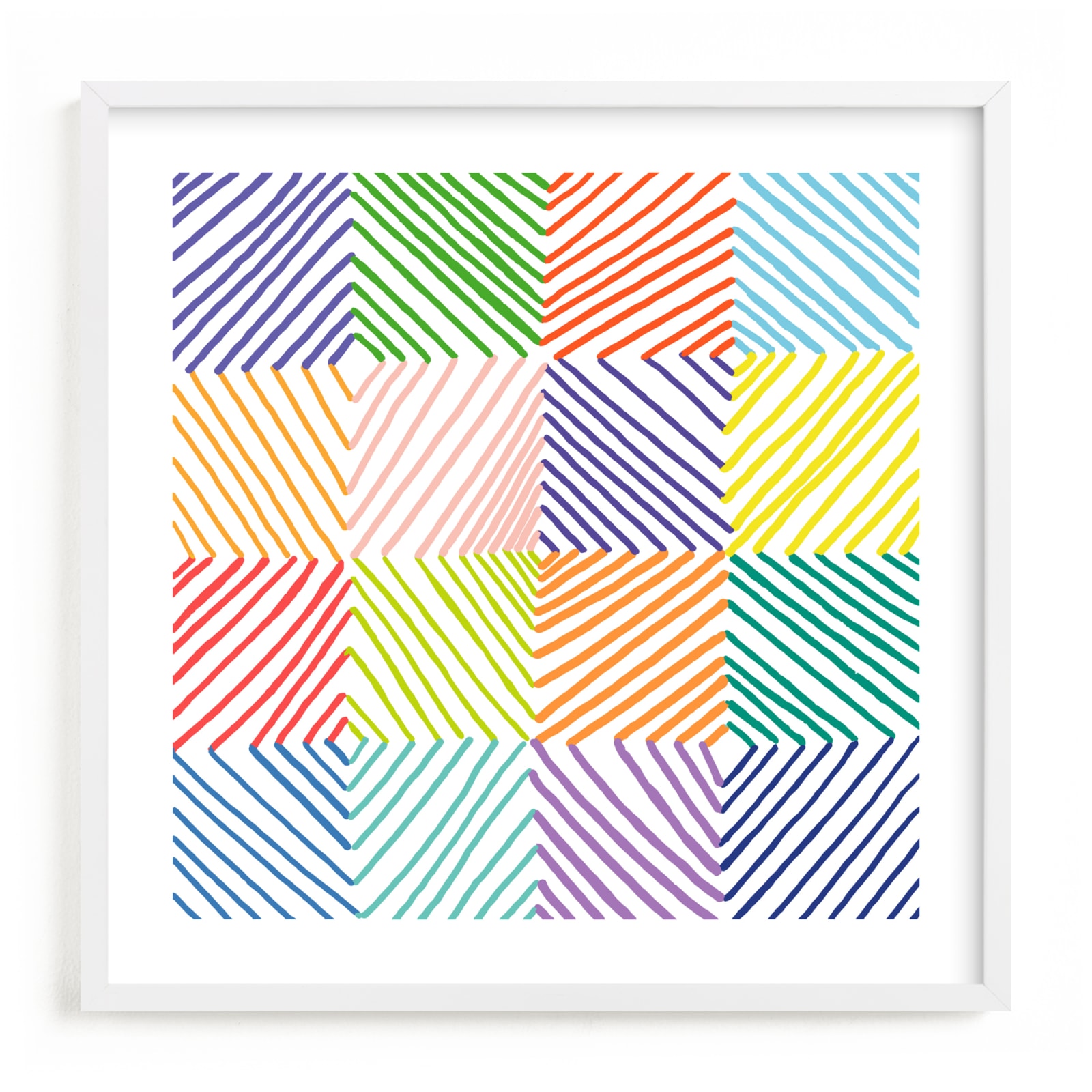 "Color Play 1" - Art Print by Kerry Doyle in beautiful frame options and a variety of sizes.