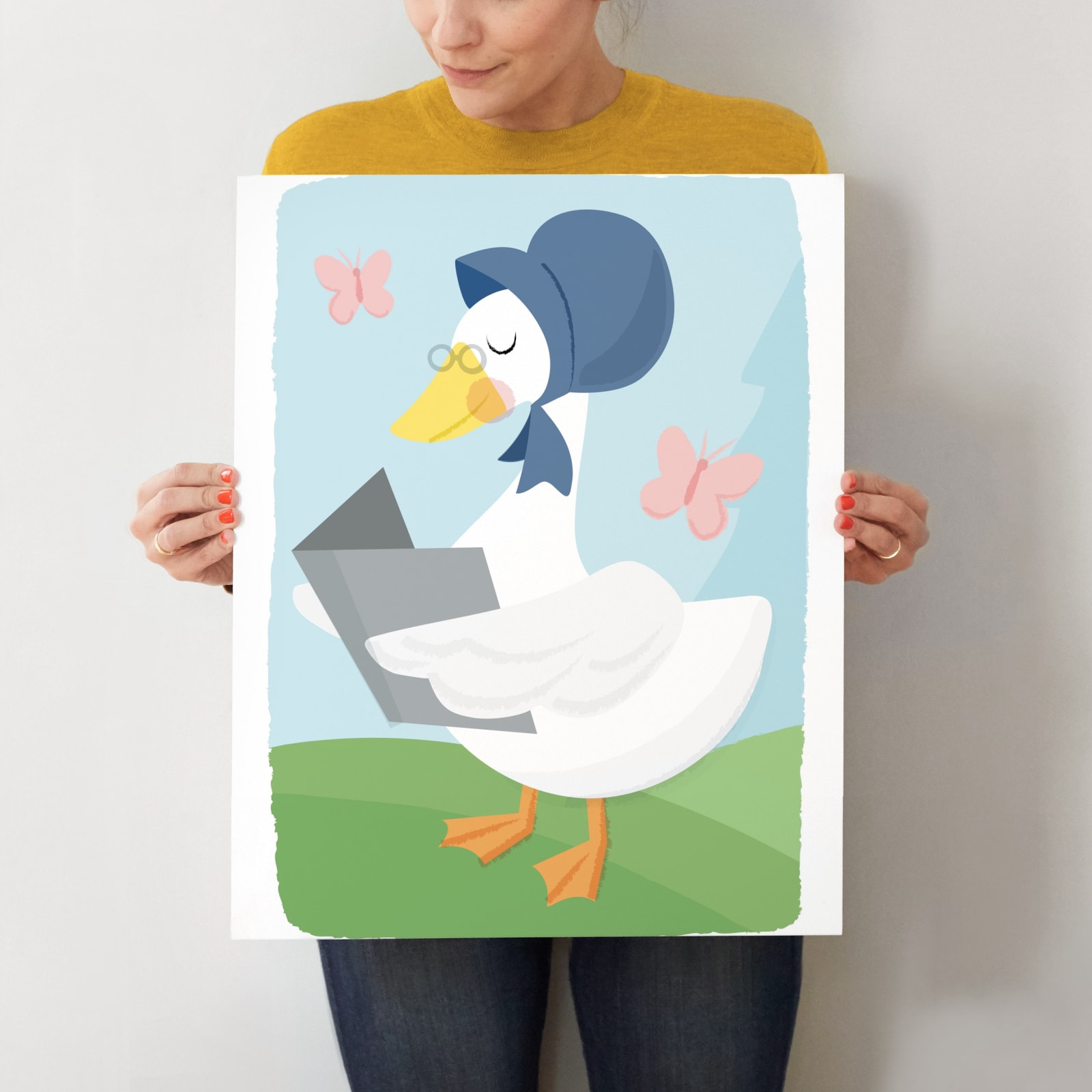 Untitled Valentine Goose - Untitled Goose Game - Posters and Art