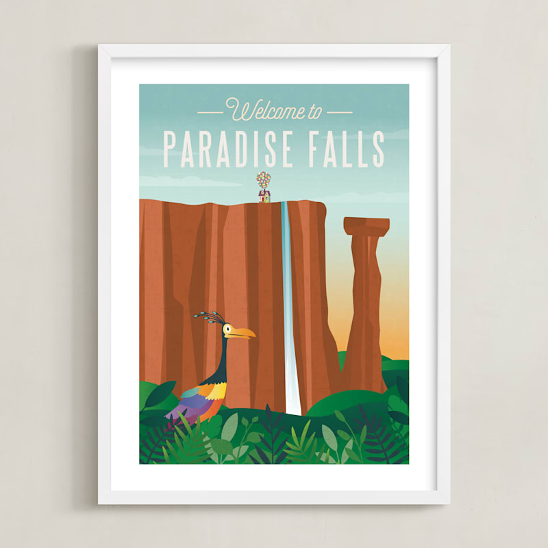 MIN-9X2-DKA - Welcome to Paradise Falls from Disney and Pixar's Up