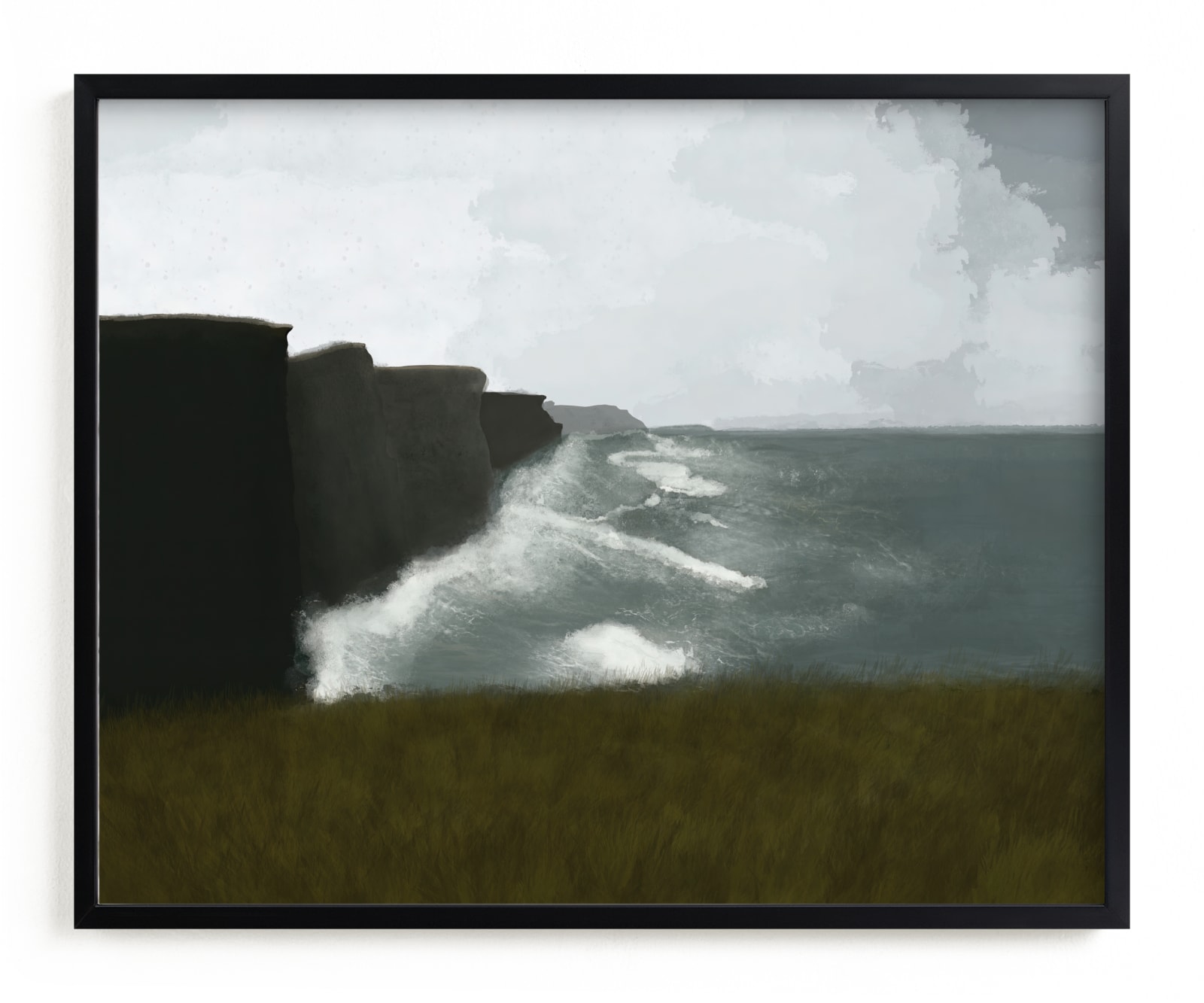 "Moher 3" - Limited Edition Art Print by Kristen Marie in beautiful frame options and a variety of sizes.
