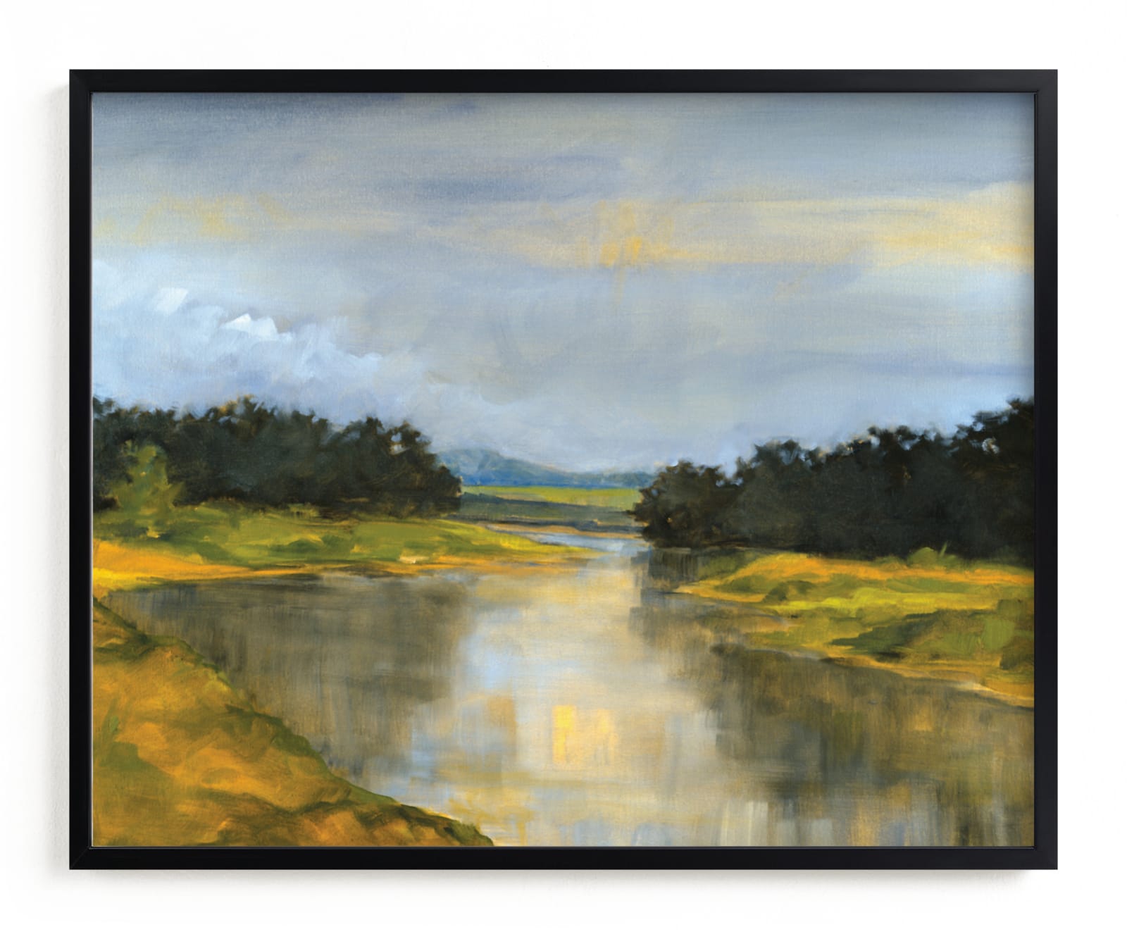 "Glass River" - Limited Edition Art Print by Stephanie Goos Johnson in beautiful frame options and a variety of sizes.