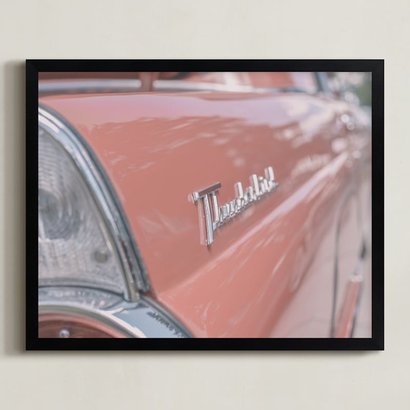 "Thunderbird" - Art Print in Peachy Rose by Tennie and Co. - Framed