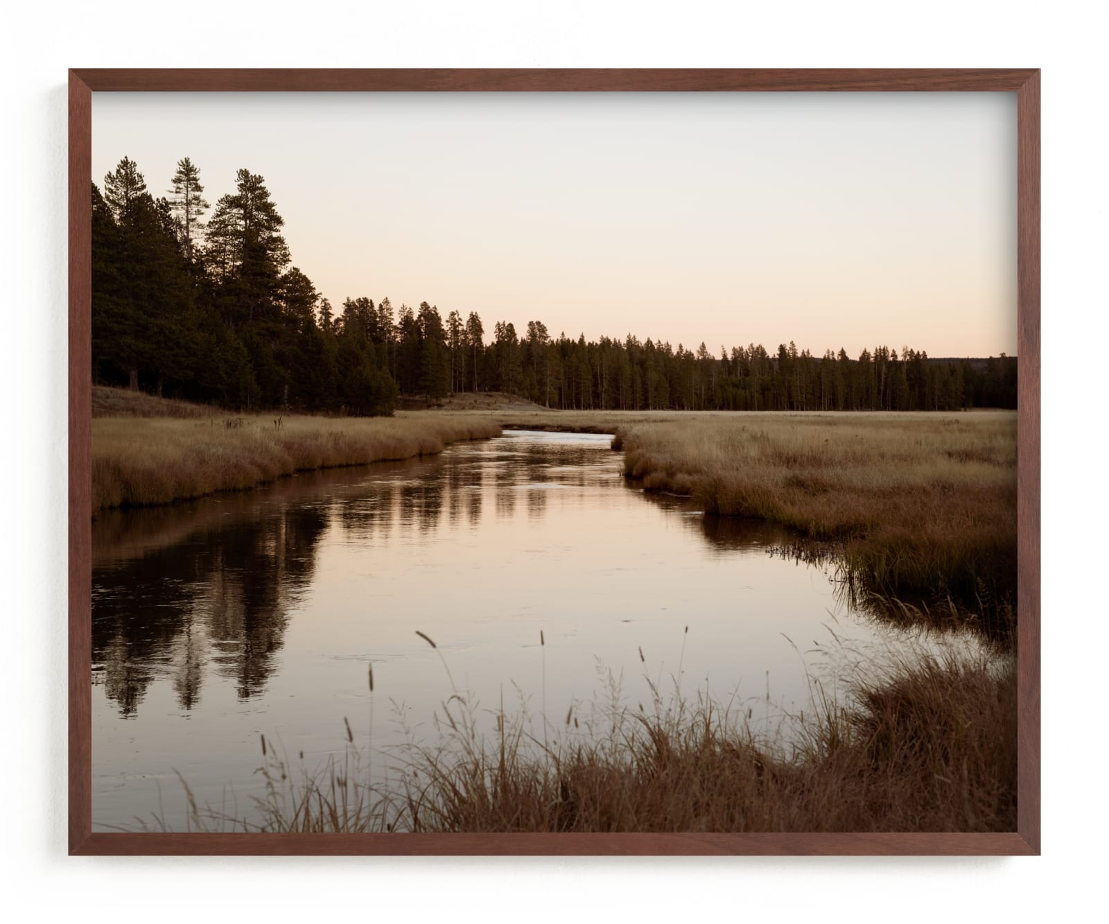 "Silent River" - Limited Edition Art Print by Tania Medeiros in beautiful frame options and a variety of sizes.
