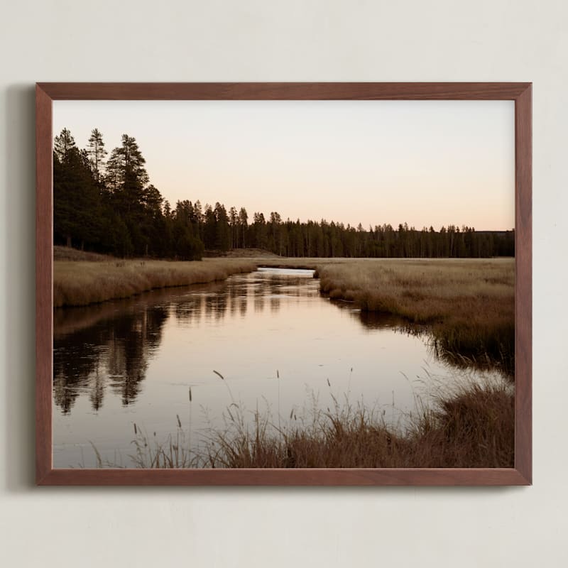 "Silent River" - Limited Edition Art Print by Tania Medeiros in beautiful frame options and a variety of sizes.