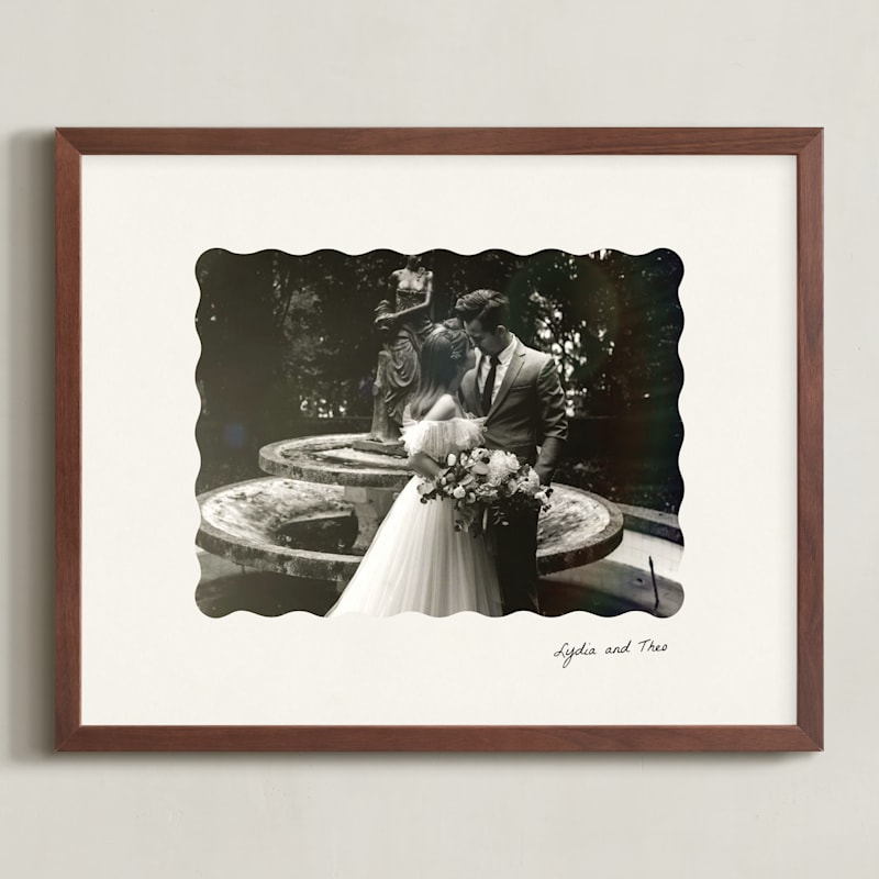 Vintage Scallop: Landscape Custom Photo Art by Sara Hicks Malone