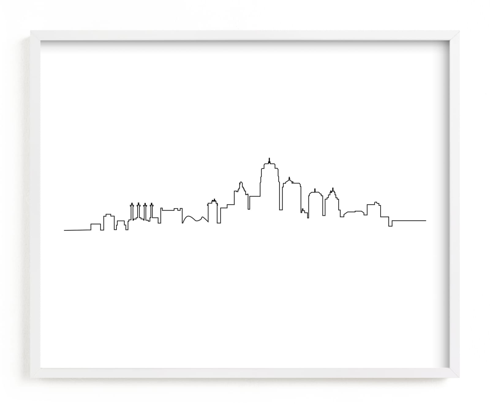 "Kansas City" - Art Print by Erin Deegan in beautiful frame options and a variety of sizes.