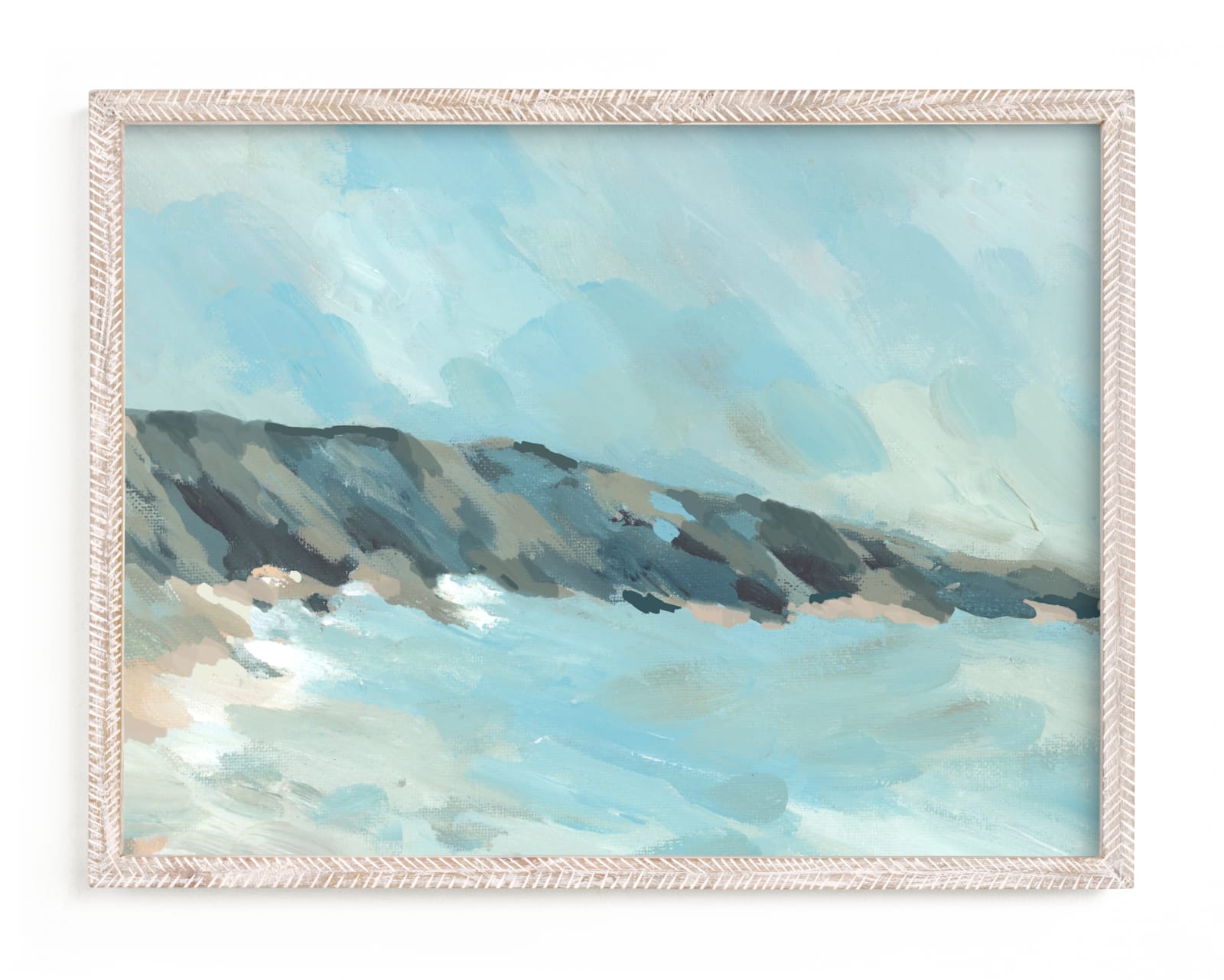 "Cerulean Sea" - Art Print by Abbey Holden in beautiful frame options and a variety of sizes.