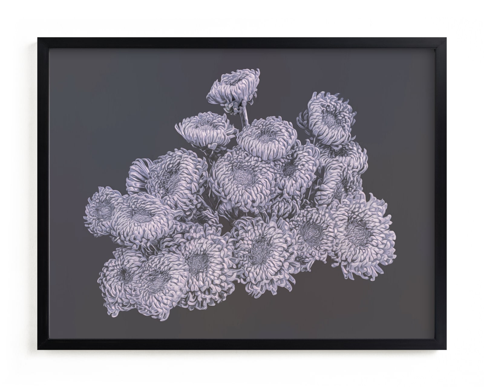 "Une Vie de Chrysanthèmes I" - Limited Edition Art Print by Mariecor Agravante in beautiful frame options and a variety of sizes.