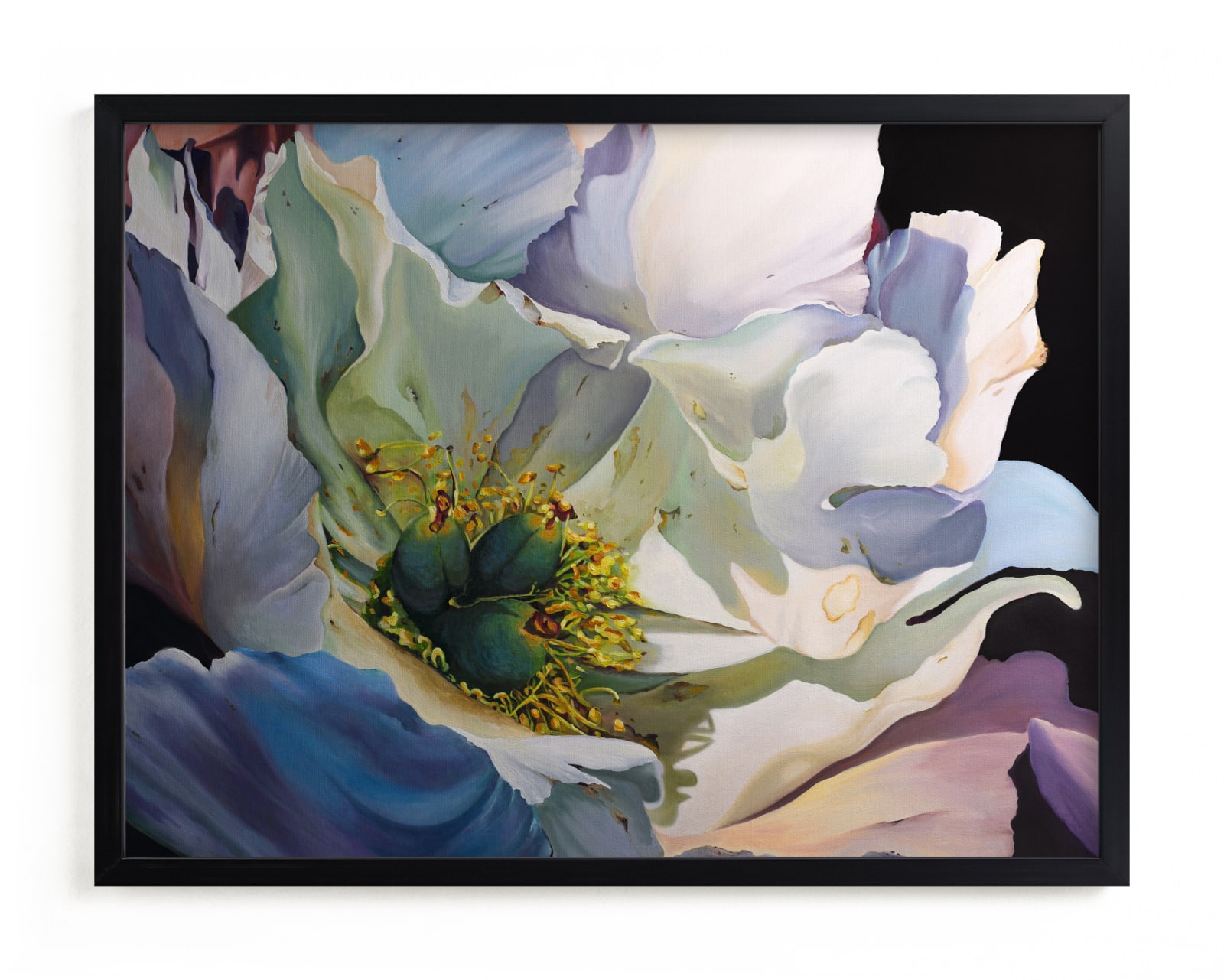 "Opalescence Petal" - Limited Edition Art Print by Mandy Trimble Leonard in beautiful frame options and a variety of sizes.