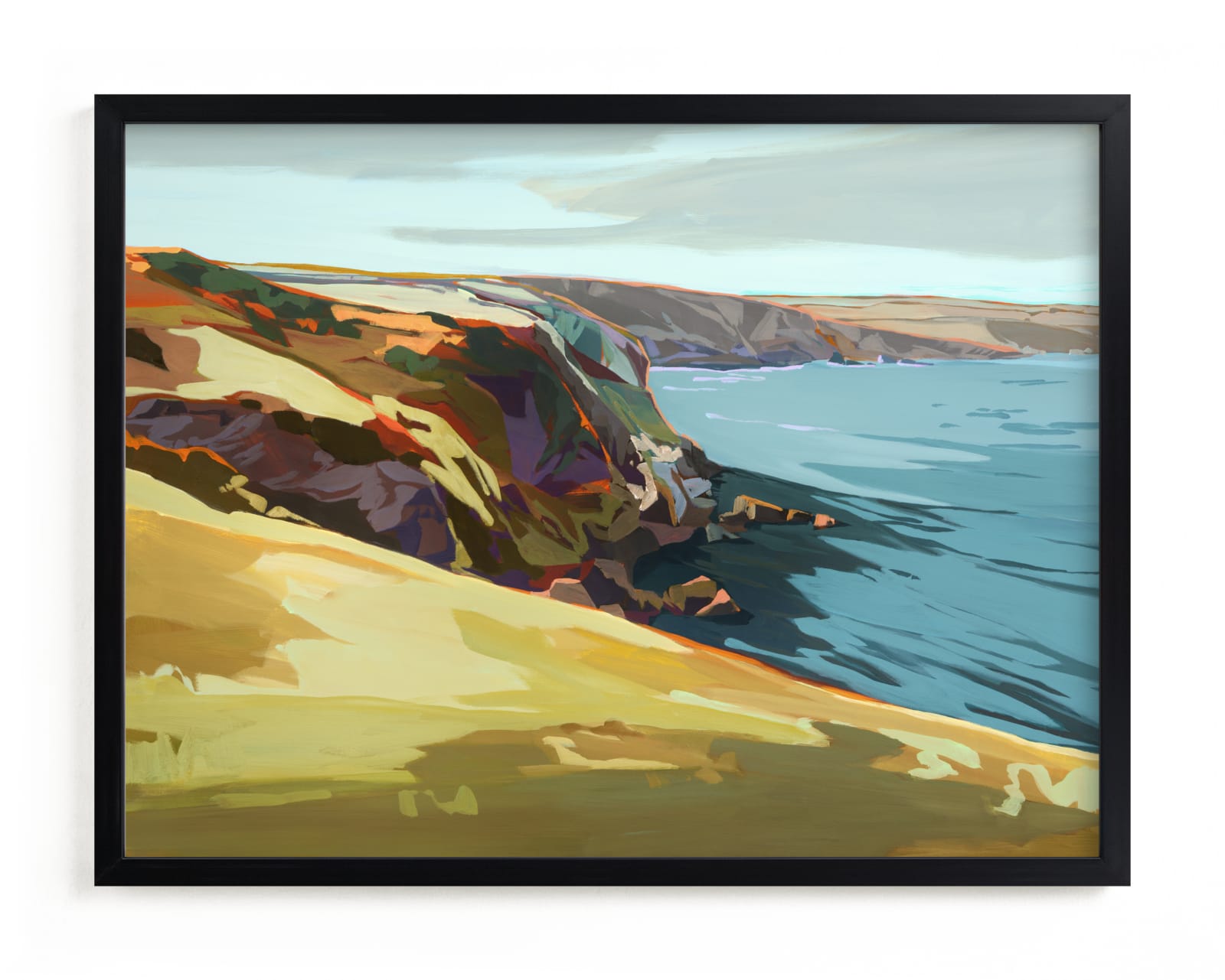 "In the Vale and Gale II" - Limited Edition Art Print by Jess Franks in beautiful frame options and a variety of sizes.