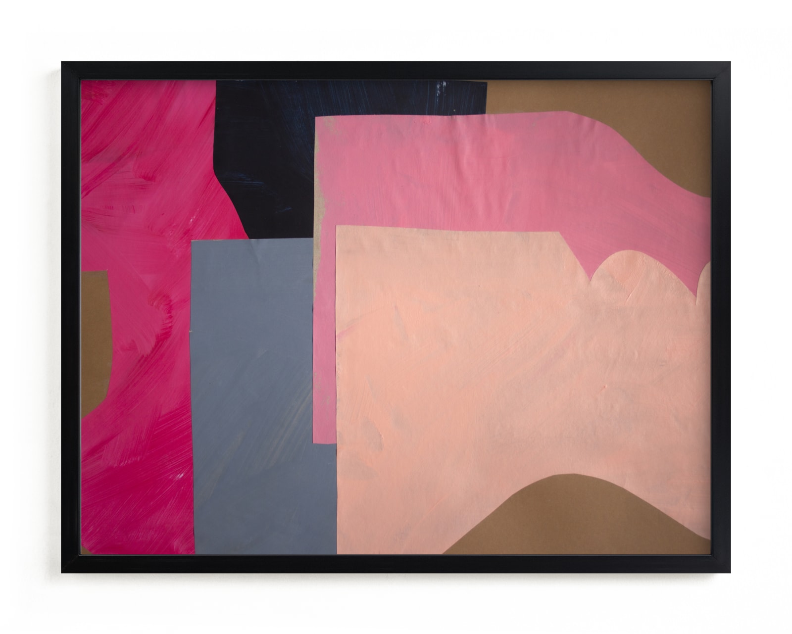 "Pink Lands" - Limited Edition Art Print by cyrille gulassa in beautiful frame options and a variety of sizes.