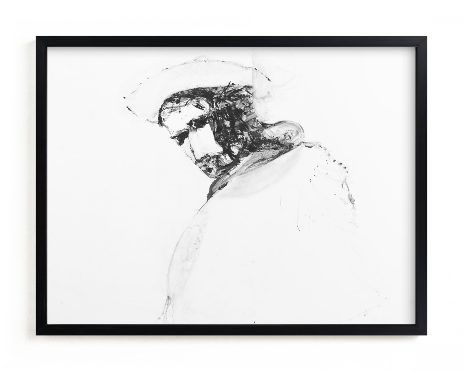 "painting of a man" - Limited Edition Art Print by Ramnik Velji in beautiful frame options and a variety of sizes.