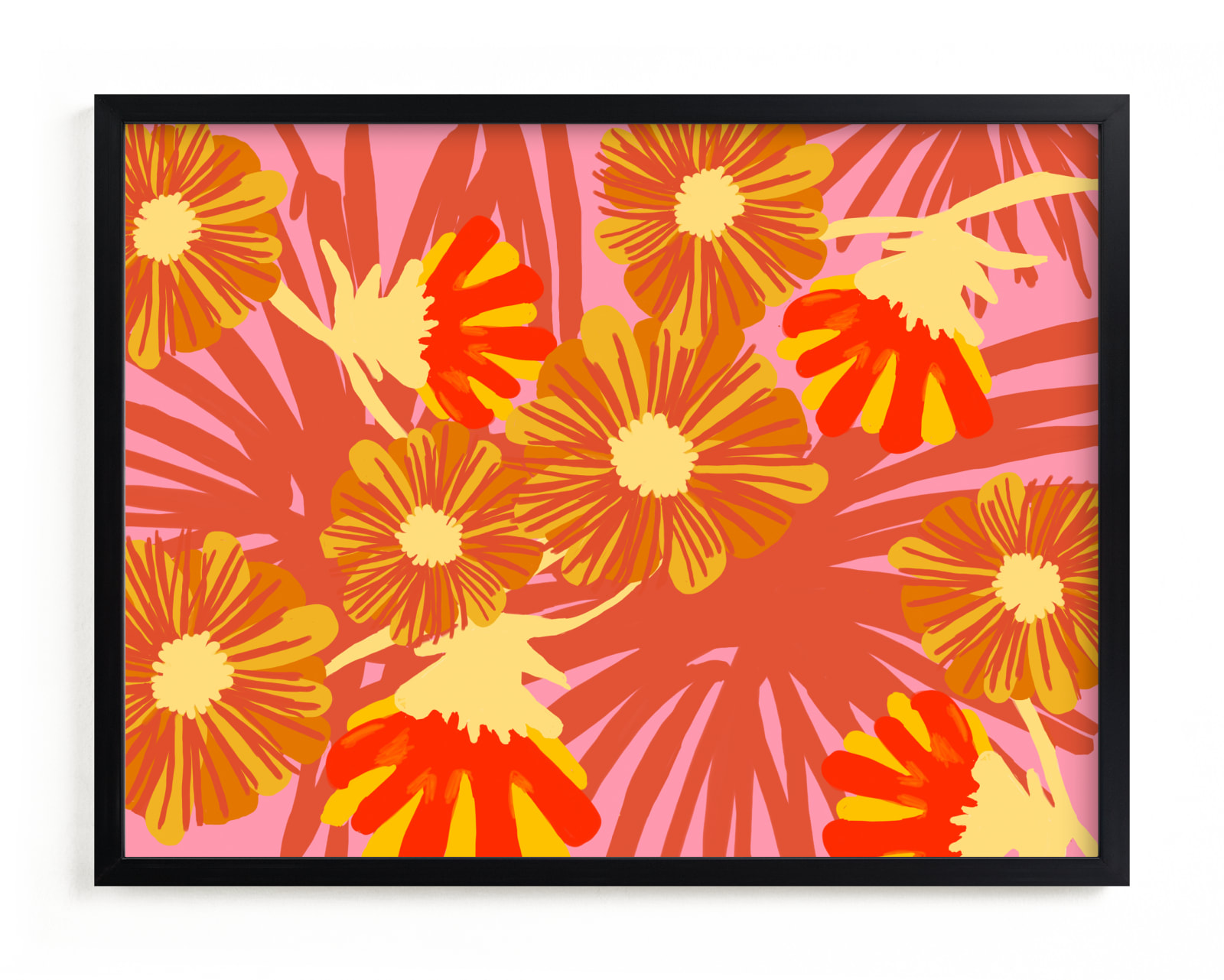 "Electric Bloom" - Limited Edition Art Print by Deborah Velasquez in beautiful frame options and a variety of sizes.