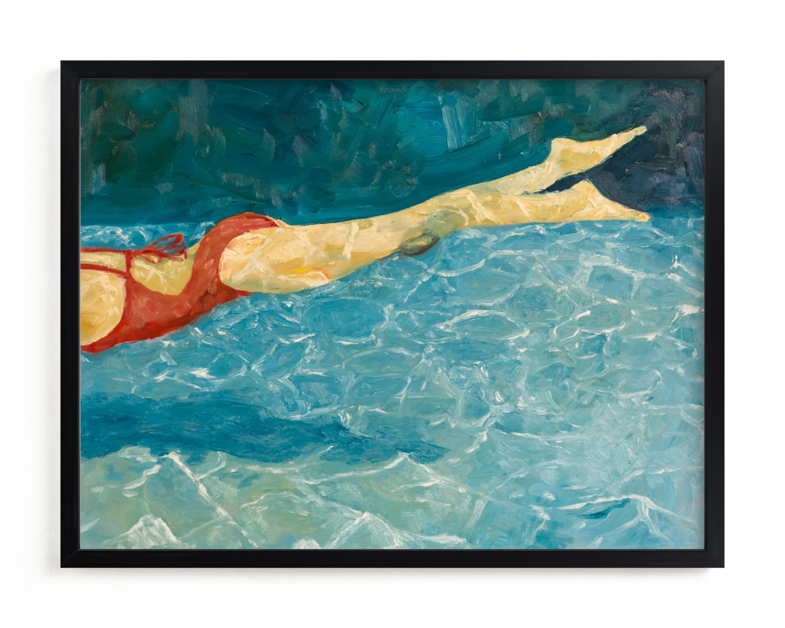 "Submerge I" - Limited Edition Art Print by Debra Butler in beautiful frame options and a variety of sizes.