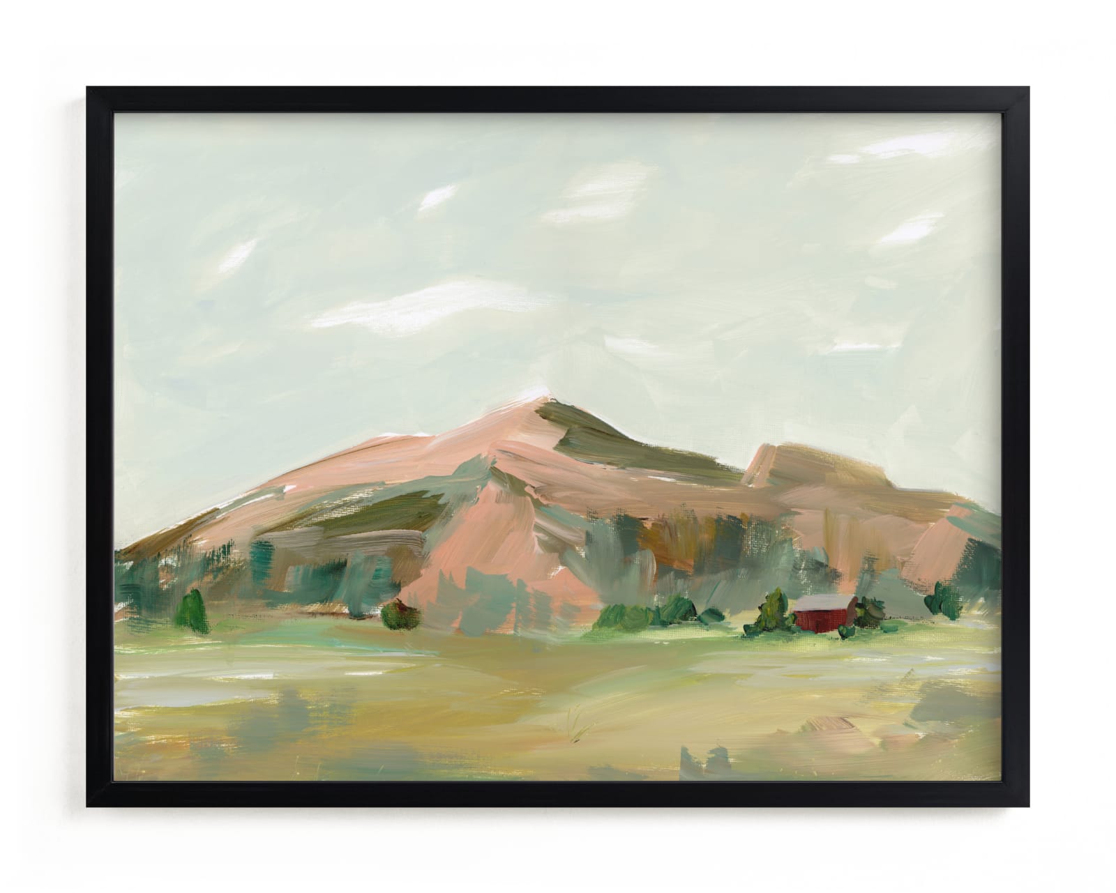 "Ranch House" - Limited Edition Art Print by Lindsay Megahed in beautiful frame options and a variety of sizes.