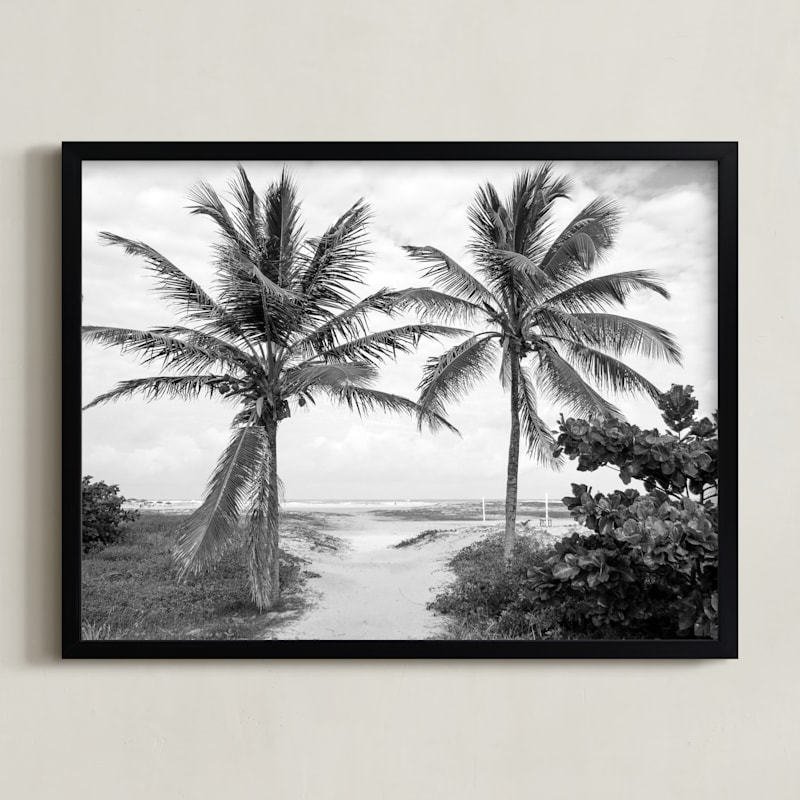 "Coconut gate" - Limited Edition Art Print by Eliane Lamb in beautiful frame options and a variety of sizes.