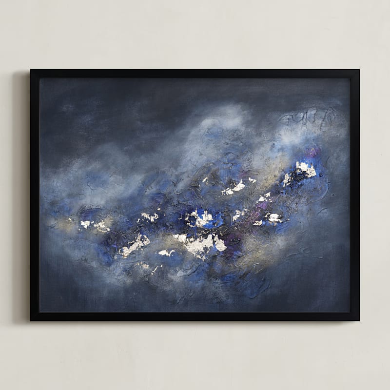 "I Don't Want More" - Art Print in Starlight by Christine Olmstead - Framed