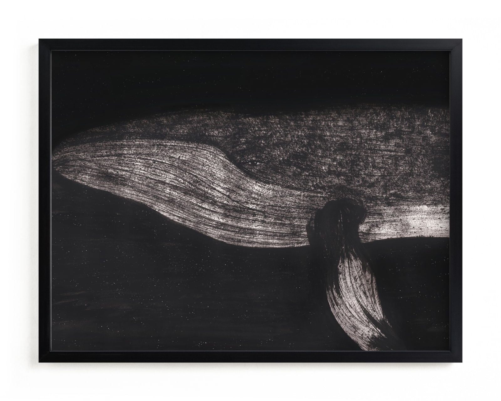 "Majestic humpback whale" - Limited Edition Art Print by Sabrin Deirani in beautiful frame options and a variety of sizes.