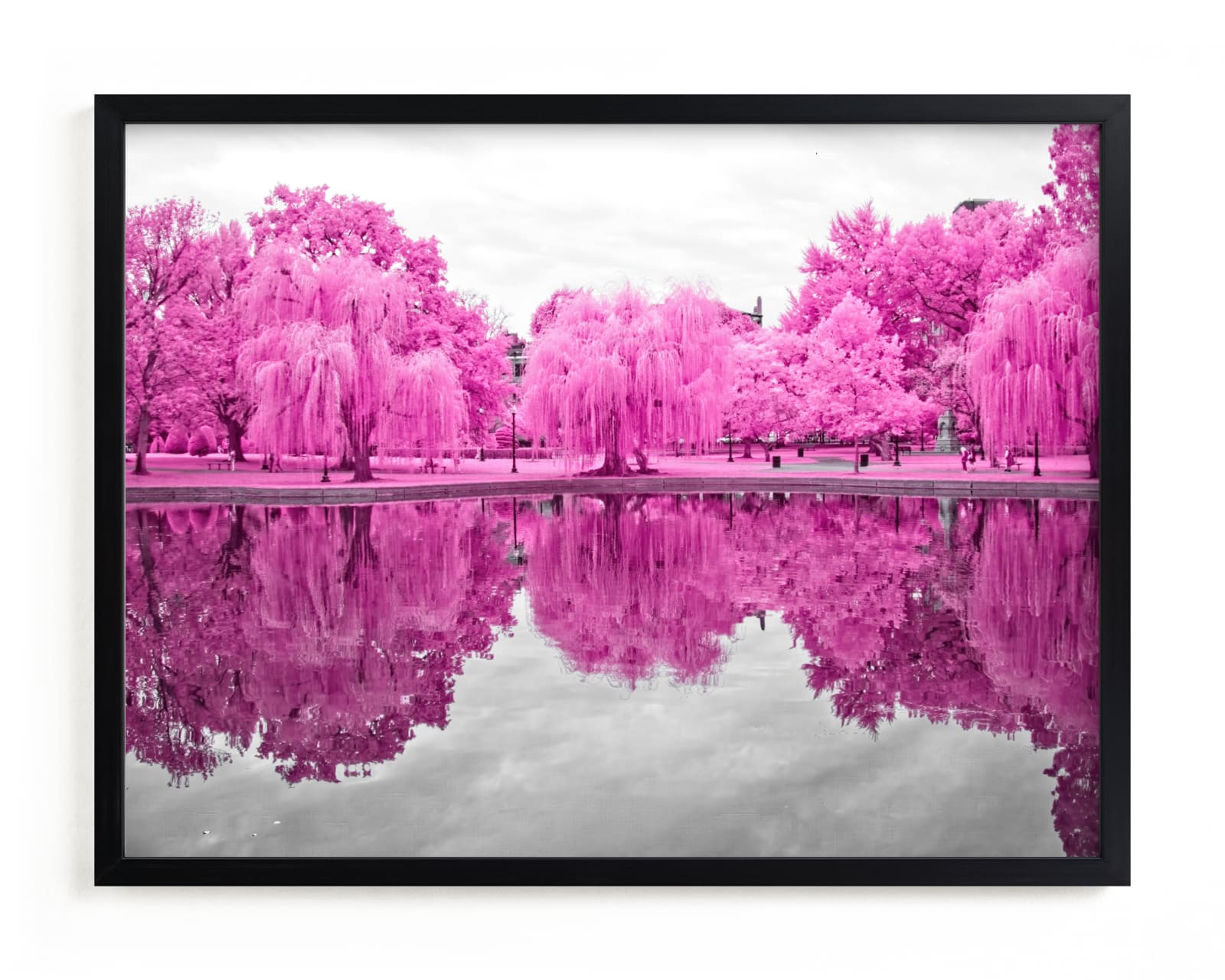 "pink season" - Limited Edition Art Print by Deborah Chou in beautiful frame options and a variety of sizes.