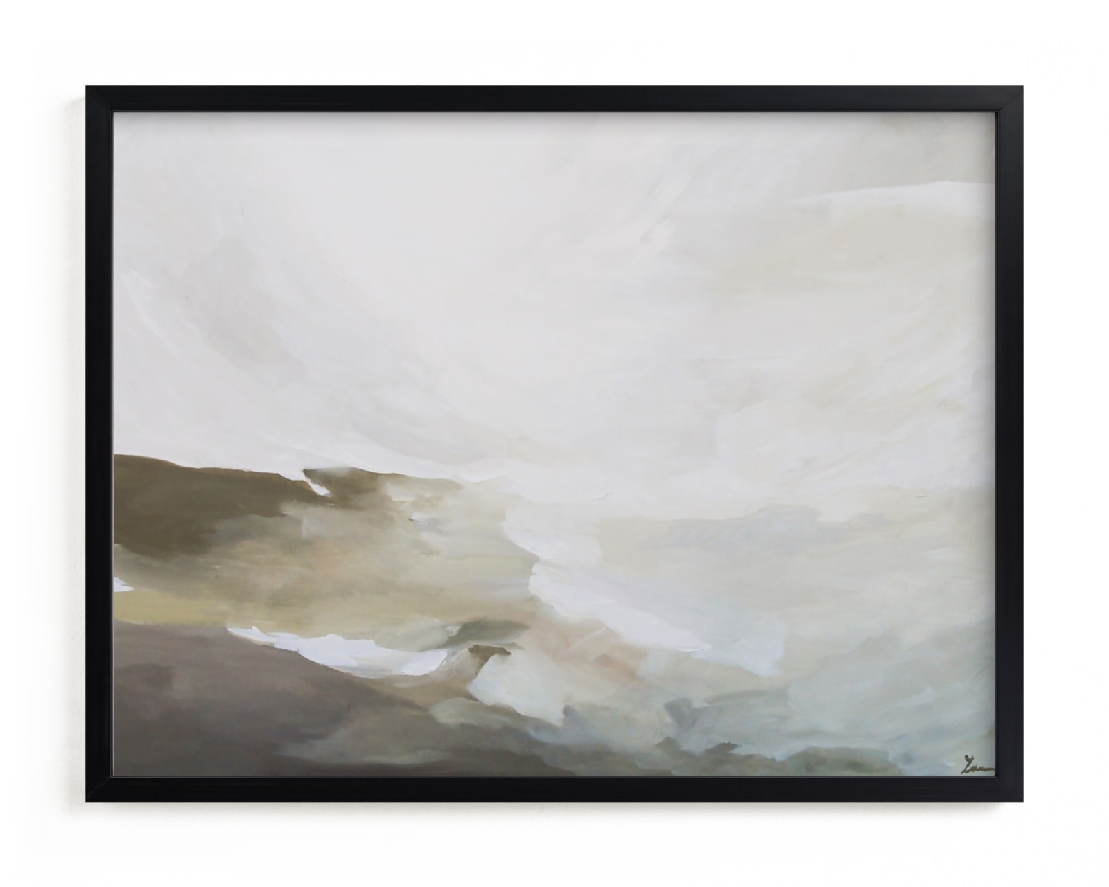 "Plains Abstract Acrylic" - Limited Edition Art Print by Lauren Elise Fuhr in beautiful frame options and a variety of sizes.