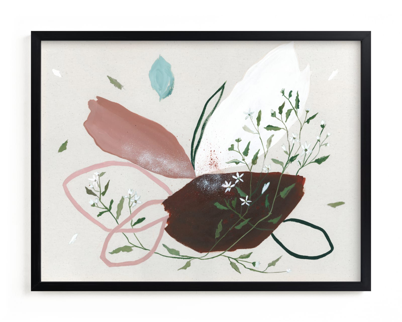 "Flower Crown For You" - Limited Edition Art Print by Sarah McInroe in beautiful frame options and a variety of sizes.