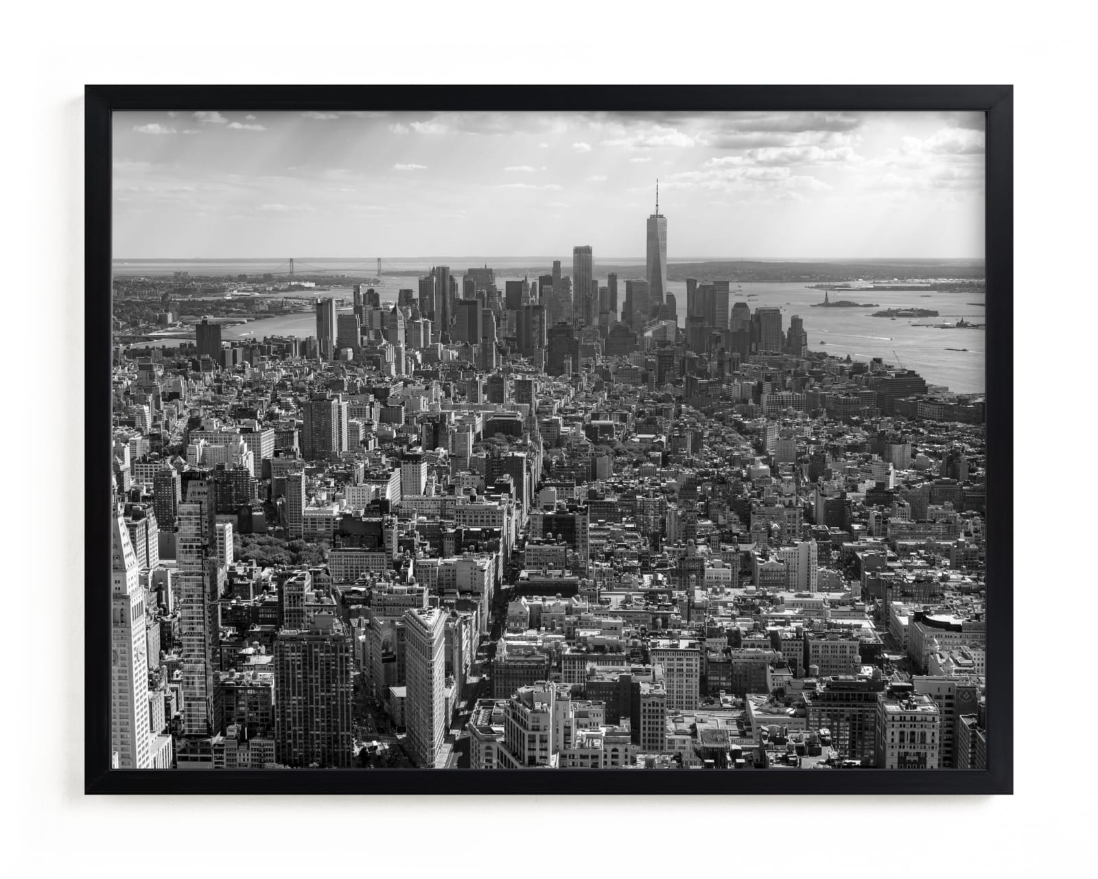 "I love New York" - Limited Edition Art Print by Amy Chapman Braun in beautiful frame options and a variety of sizes.