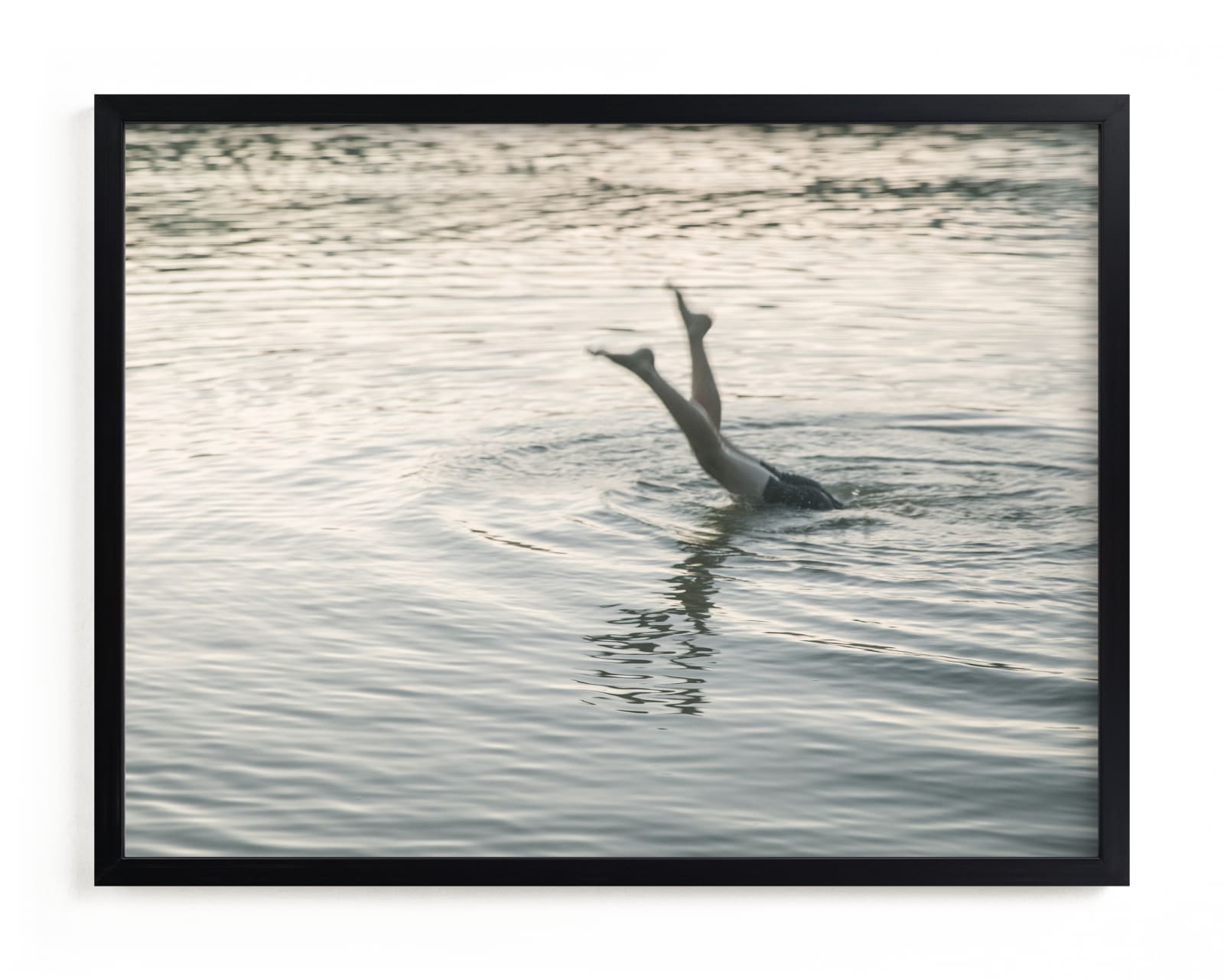 "nightswimming" - Limited Edition Art Print by Sara Hicks Malone in beautiful frame options and a variety of sizes.
