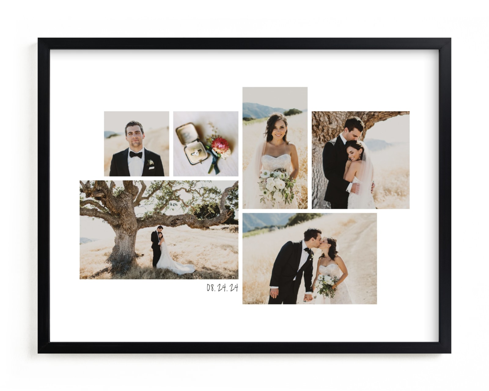 "Wedding Moments Landscape" - Custom Photo Art by Hooray Creative in beautiful frame options and a variety of sizes.