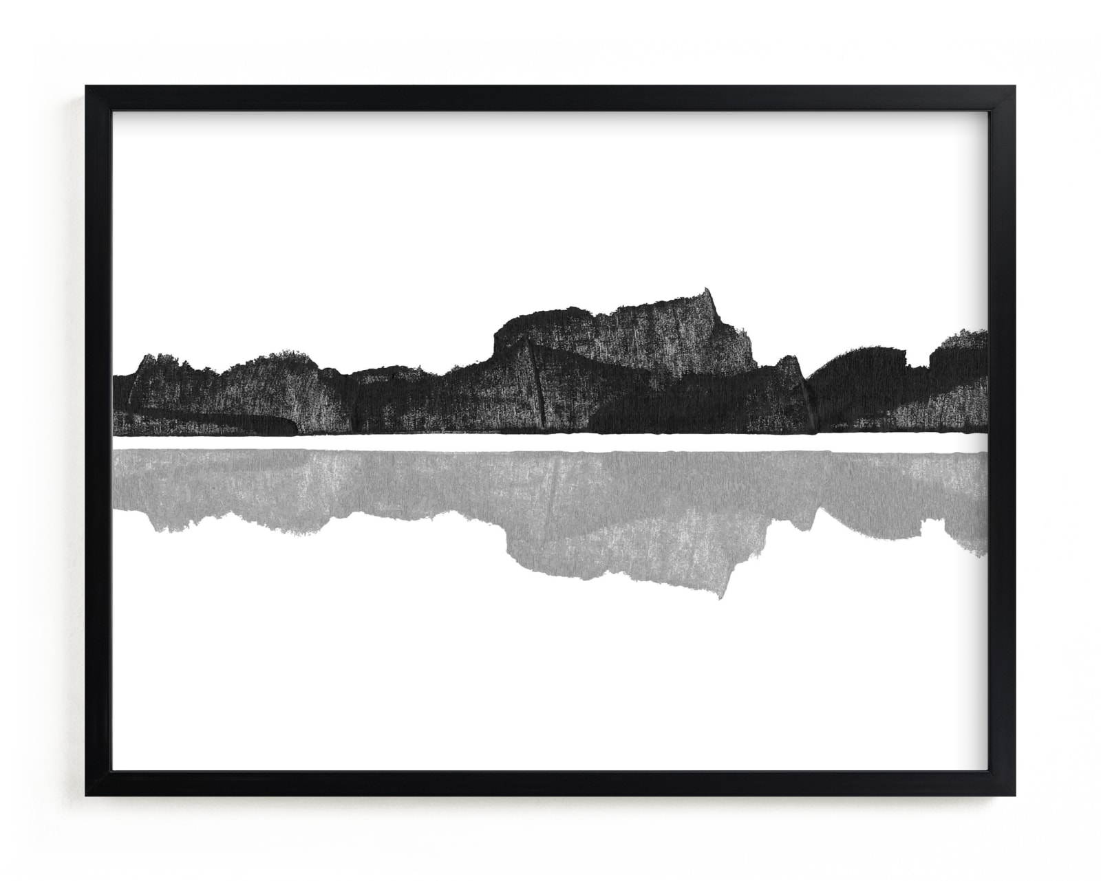 "Mirror Image" - Limited Edition Art Print by MinimalType in beautiful frame options and a variety of sizes.