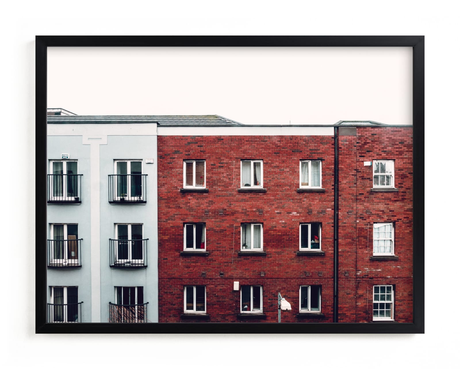 "Windows of Dublin" - Limited Edition Art Print by Monday Project in beautiful frame options and a variety of sizes.