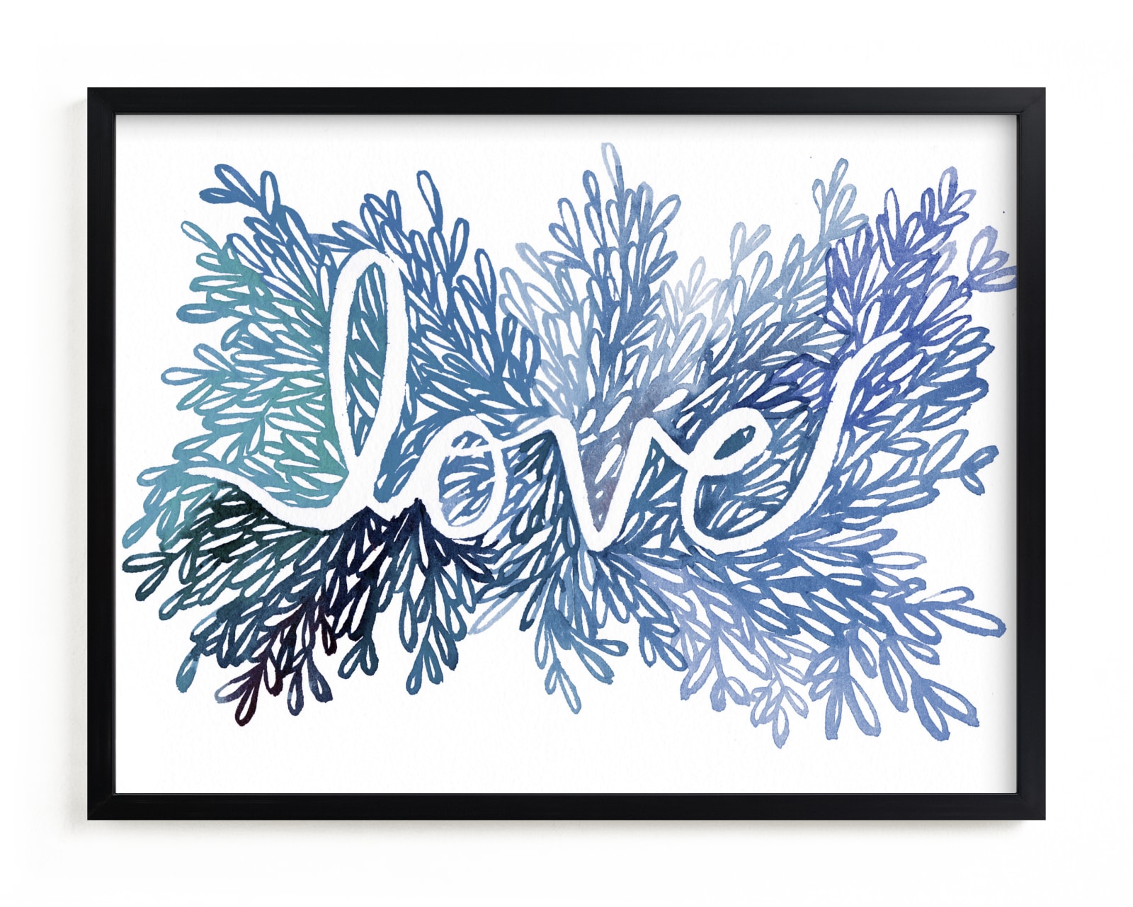 "Love" - Limited Edition Art Print by Kelly Ventura in beautiful frame options and a variety of sizes.