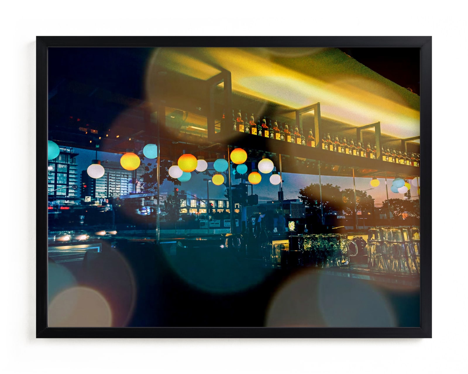 "Night in the City" - Limited Edition Art Print by Kate Baird in beautiful frame options and a variety of sizes.